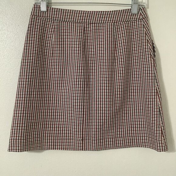 Gap Houndstooth Preppy Academic College Back to School Mini Pencil Skirt 2P - Picture 4 of 8